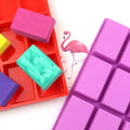 347 Factory and Stock 9 Cavity Rectangle Shape Silicone Cake Mold Silicone Candle Molds Silicone Cake Mold