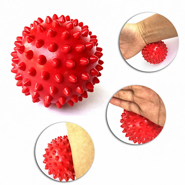 Sport Fitness PVC Point Spiky Massage Ball for Hand Foot Pain Stress Relief Muscle Relax