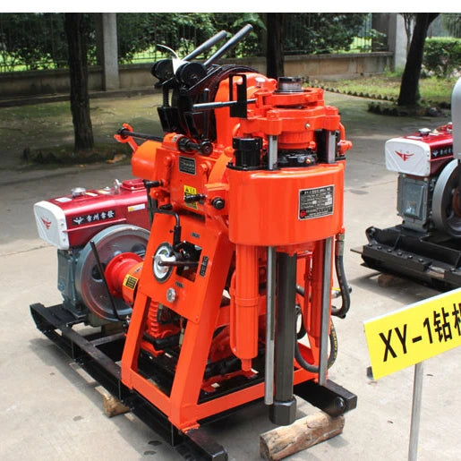100m Water Well Rotary Drilling Rig for Oil Exploitation Mining Rock Core Reinforcement Borehole Grouting Tool Engine Core