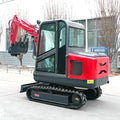 3 Ton Earth-Moving Small Excavator Mini Digger  Micro Excavator for Sale