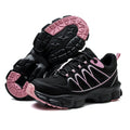 Color Blocking Anti-Smashing Steel Toe Work Safety Shoes for Women Fashionable Casual Non-Slip Design for Winter Factory Use