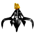 Wireless Remote Control Electric Hydraulic Grab Stainless Steel Dredging Metal Shell Grab Crane Grab