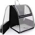 Pet Backpack Backpack Suitable for Small Cats and Dogs Breathable Design Seat Belt Buckle Support Foldable Pet Backpack