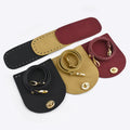Meetee BK201 Rattan Woven Bucket Ladies Bag DIY Material Pu Leather Soleplate Cover Bag Strap Three-piece Suit