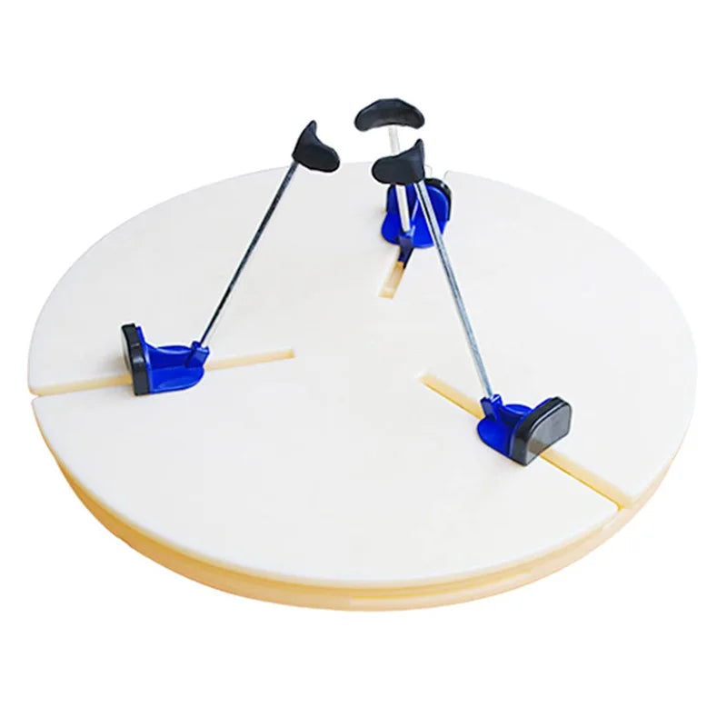 Xinyi Art ABS Pottery Wheel Triangular Trimming Clip Pottery Grip for 25-35cm Turntable White MegaBDM