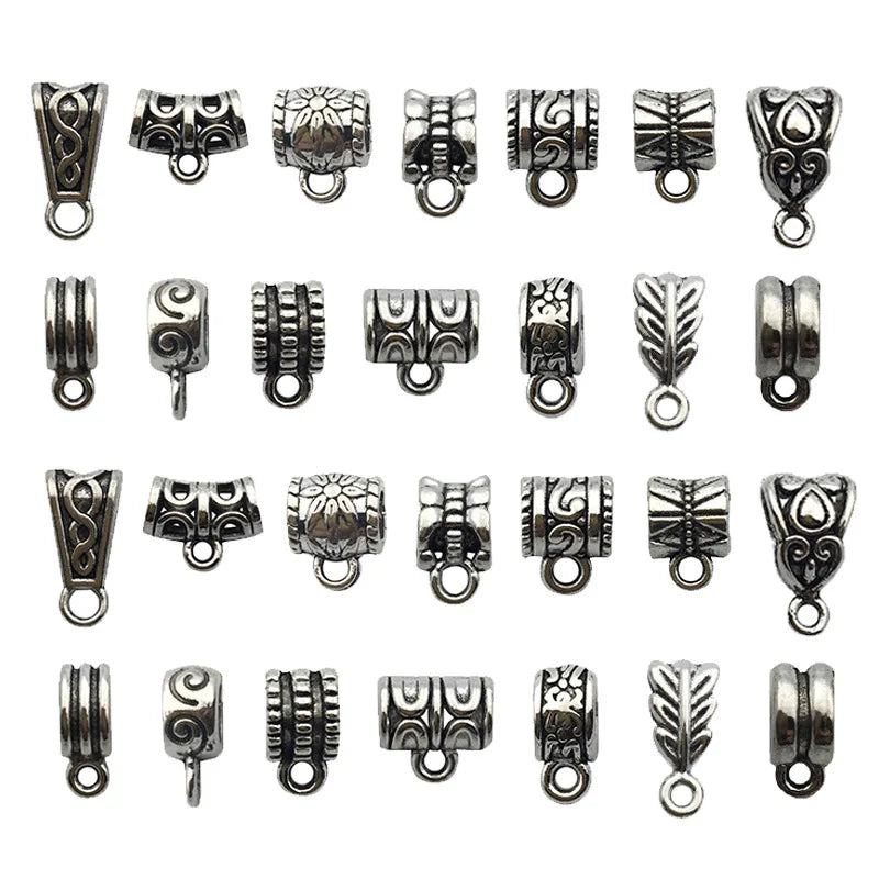 Vintage Pendants Clasps Connectors Loose Spacer Beads for Jewelry Making DIY Charm Bracelet Findings