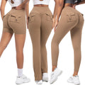 Custom LOGO Quick Dry Active Wear Fitness Mesh Yoga Ladies Tights Compression Pants Womens Gym Leggings With Pocket