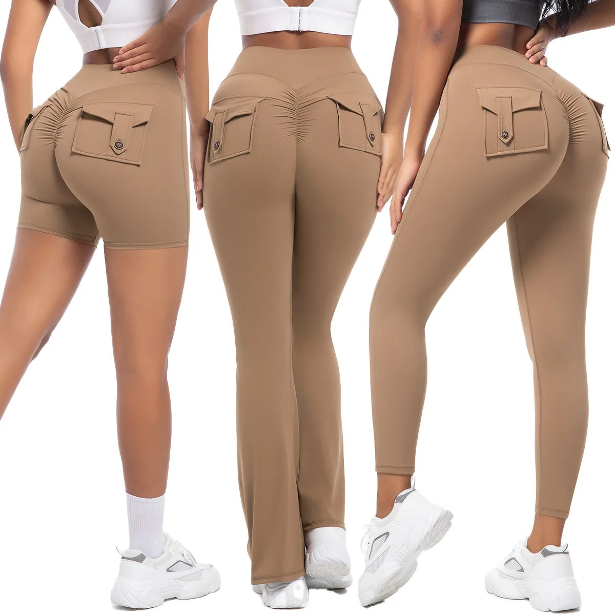 Custom LOGO Quick Dry Active Wear Fitness Mesh Yoga Ladies Tights Compression Pants Womens Gym Leggings With Pocket