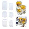 HY Cylinder Hexagon Candle Resin Mold DIY Dried Flower Decoration Craft Ornament UV Epoxy Silicone Mold