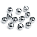 8/10/12mm Metal Round DIY Jewellery Accessories Design Ball with Hole Stainless Steel Spacer Beads for Jewelry Bracelet Making