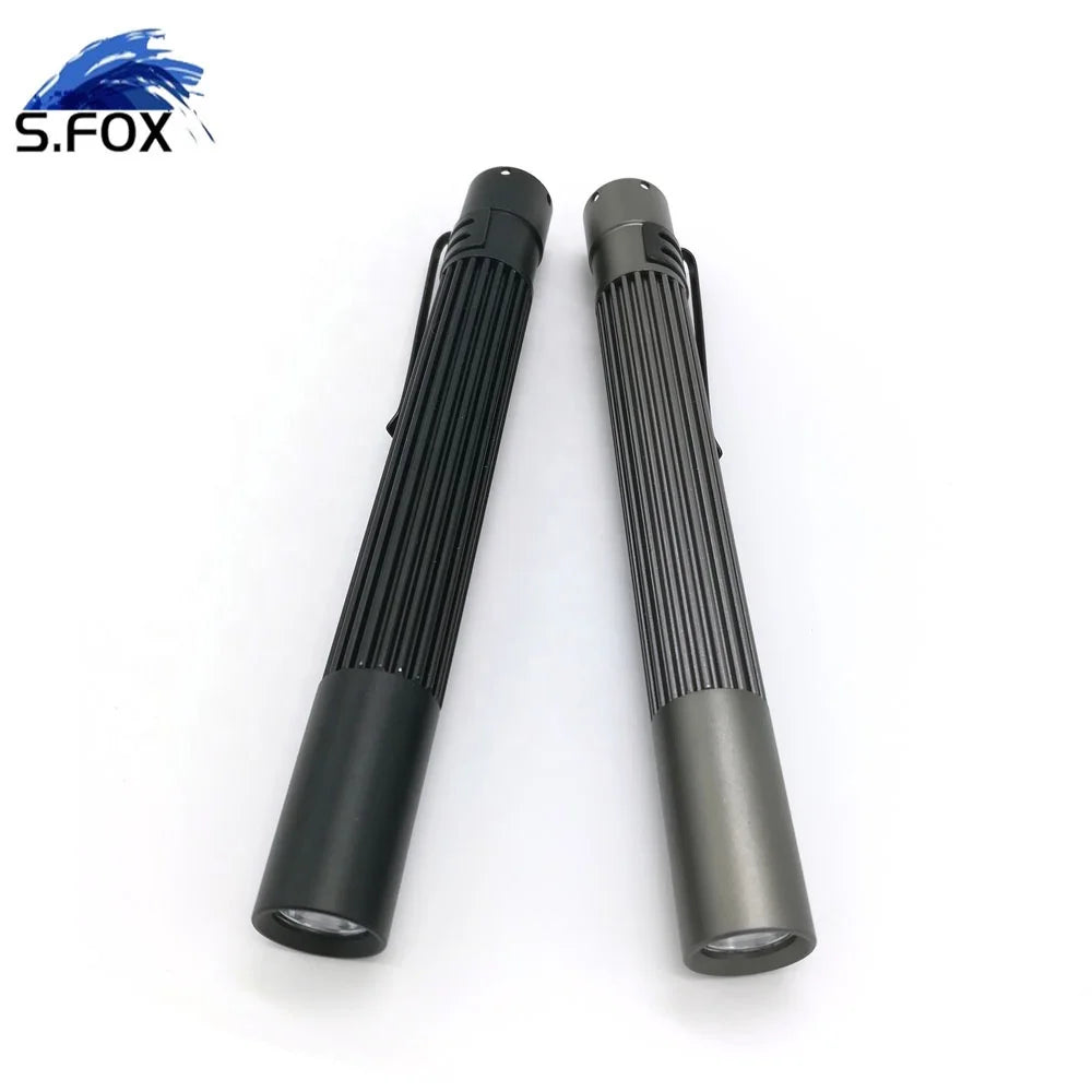 Classic Design 5W Nurse Doctor Torch Light LED Mini Clip Pen Flashlight