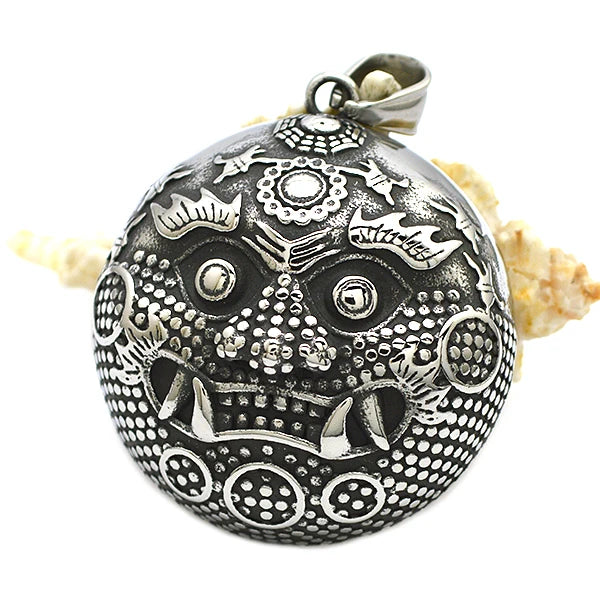 High Quality Stainless Steel Vintage Pendant Ethiopian Jewelry Traditional Dragon Head Charm Pendant for Men