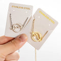 Fashion Non Tarnish Silver 18K Gold Plated Stainless Steel Charm Beach Ocean Wave Bracelet Jewelry for Women