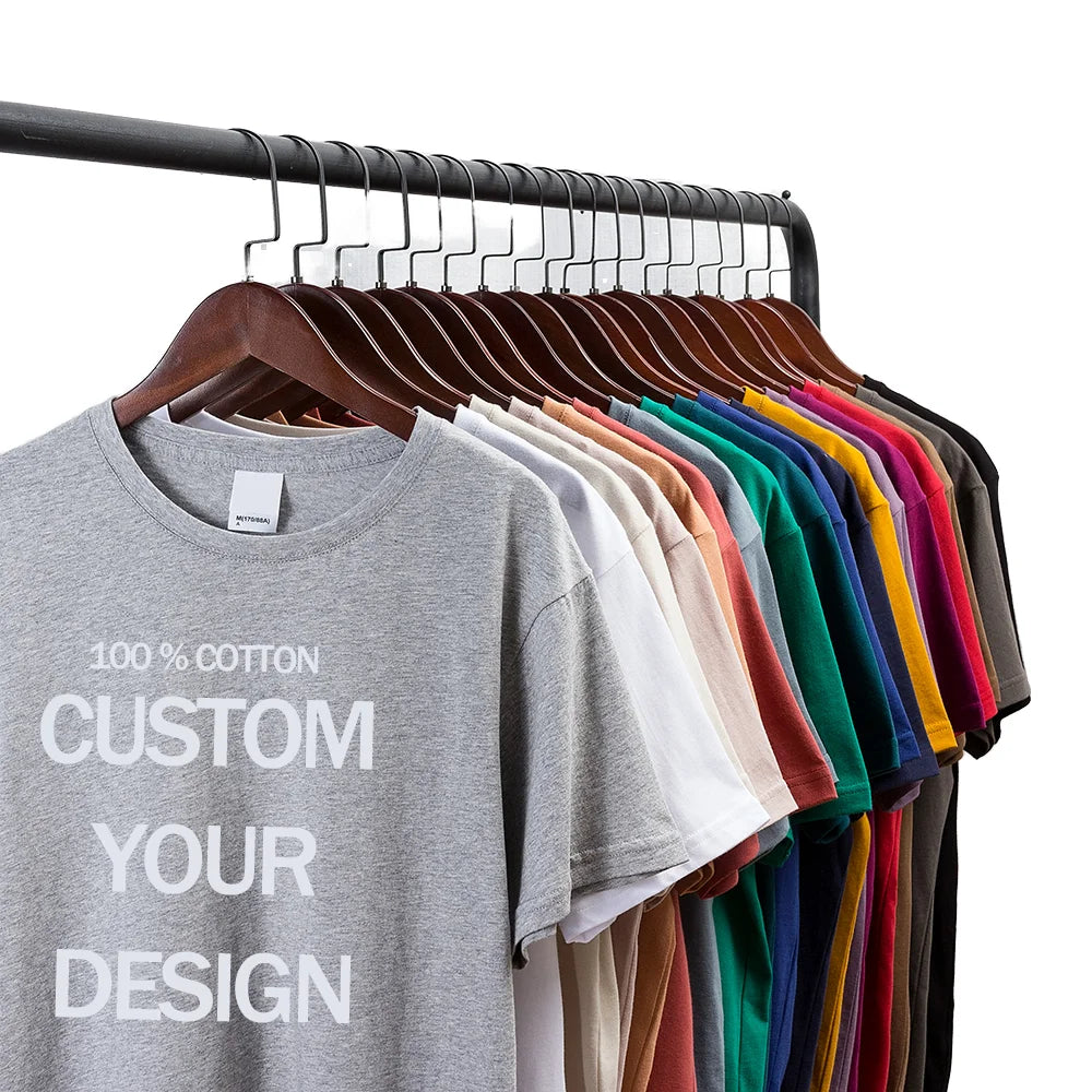 2025 Manufacturer Wholesale Pure Cotton Boys T-shirts Loose Knitted Round-Neck Hot-Selling with Silk Screen Printing