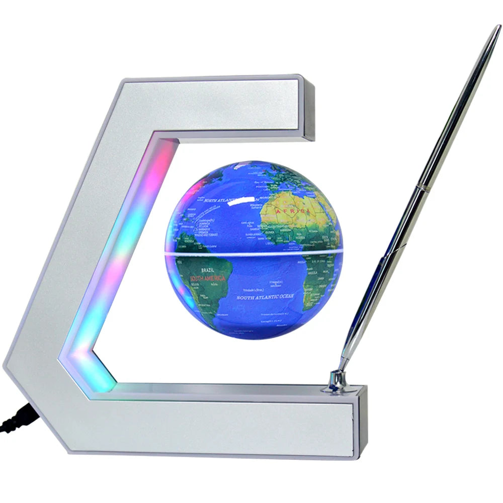 2025 Amazon Hot Sale EK Shape 3 Inches Globe With Magnetic Levitation Function