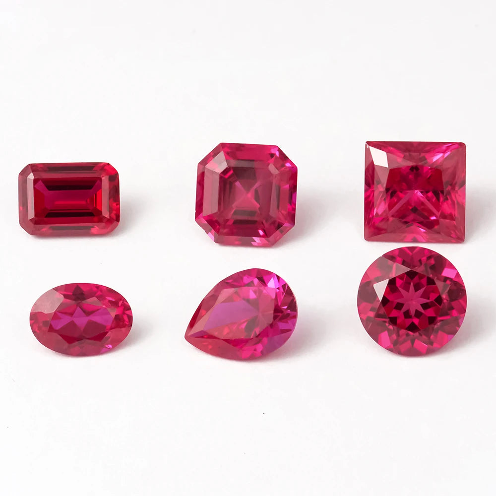 Xingyue Lab Ruby  Pear Oval Round Asscher Styles Loose Gemstones for Unique Jewelry Designs #5