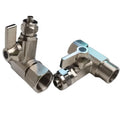 New  Brass Valve Long Handle  Female Male Thread Brass Mini  1/4"  Ball Valve