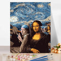 Wholesale DIY Oil Paint Picture by Numbers Custom Painting Landscape Adults Nordic Style Handpainted Wall Home Decor Drawing Kit