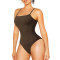 Women's Sleeveless Quick Dry Seamless Jumpsuit Compression Stretchy Soft Ribbed Sports Bodysuit