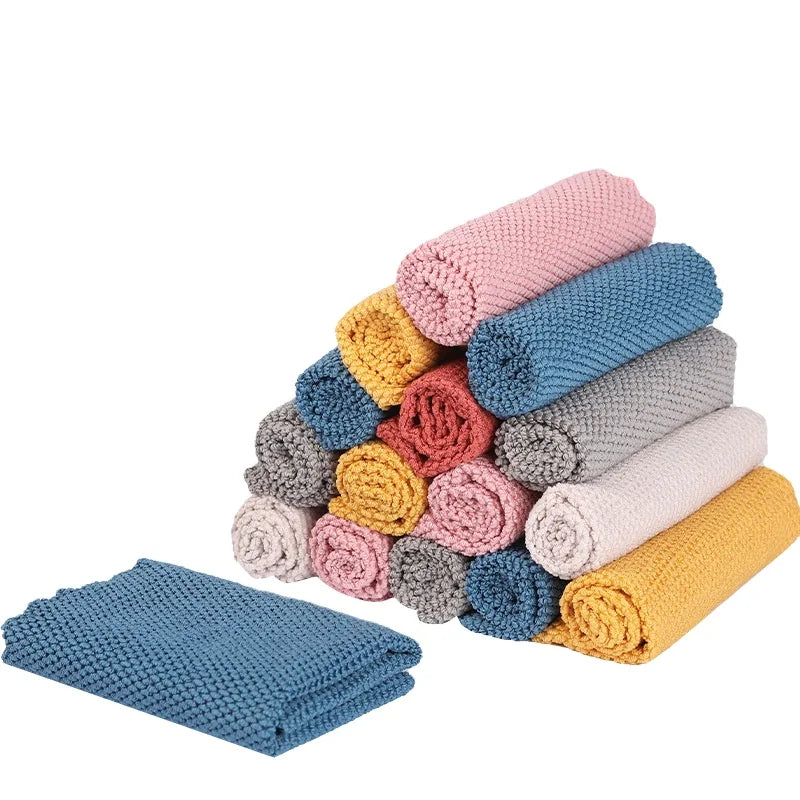 Hot Sale  Barista Coffee bar Tools Kitchen Cleaning Cloth Towel Absorb and Easy Clean Rug 30*30cm