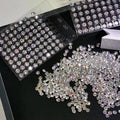 Wholesale Price Loose Gra Moissanite White D EF Excellent VVS1 Round  0.8-3mm  Moissanite Stone Diamond for Jewelry Making