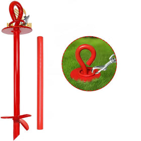 Extra Heavy Duty Dog Anchor Spike for Tie-Out Cable Chain in Yard or Camping No Bending or Pulling Out for Small Medium or Lar
