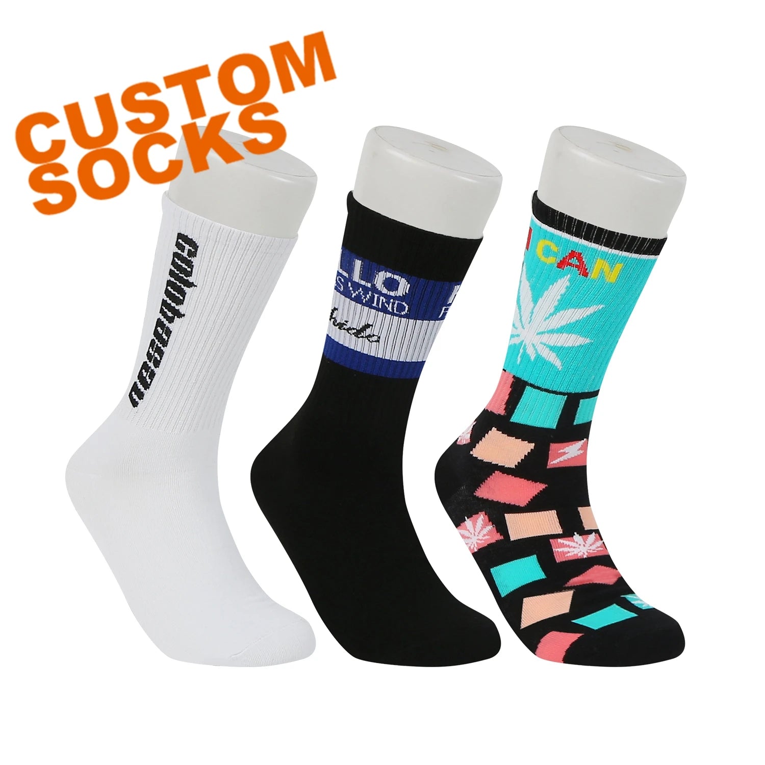 (FY) Basketball Custom Athletic Socks Custom logo Socks