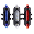Bicycle Waterproof Rear Tail Light LED USB Rechargeable Battery Bicycle Riding Portable Light Safety Warning Light