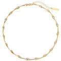 New Fashion to Sample Customized Brass Bamboo Chain Necklace for Men and Women Universal Jewelry