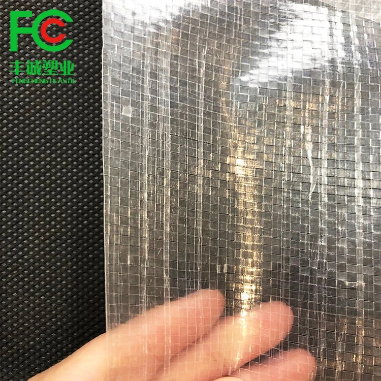 High Strength 6 Mil Woven Fabric Film Uv Laminated / Chinese Poly Greenhouses Plastic Mesh Agricultural