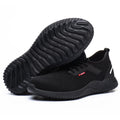 Men's New Simple Soft Bottom Safety Shoes Anti-smashing Wear Pack Head Lightweight protection Men's Labor protection Shoes