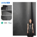 PFAS FREE Flexible 4-Way Stretch Waterproof PU Man-Made Leather Fabric Faux Leather for Coats Jacket Dresses Bodysuits
