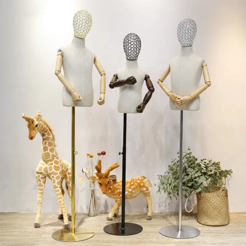 Fabric Kids Mannequins for Clothing Display