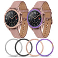 ShanHai Metal Bezel for Samsung Galaxy Watch 4 Classic 42 46mm Watch 4 40 44mm Stainless Steel Bezel Protection Ring Bumper Case