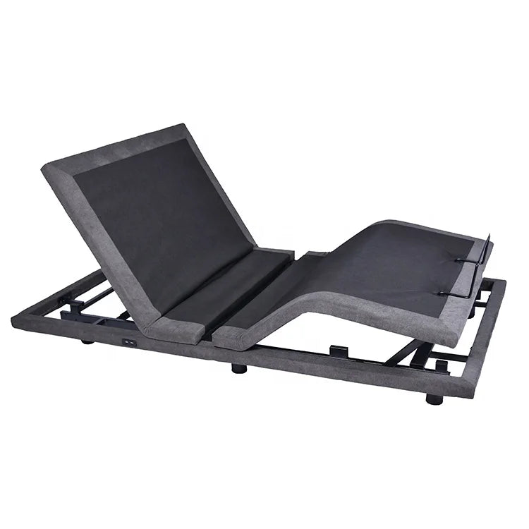 Adjustable Bed Frame Electric Adjustable Bed Remote Control King Size Smart Adjustable Bed Base