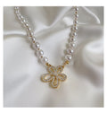 Fashion Pearl Flower Necklace 2021 New Trend Fashion Flower Jewelry