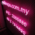 Company Website Phone Number With Neon Style