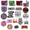 New Design Iron on Girl Power Punk Patch for Clothing Bag Decoration