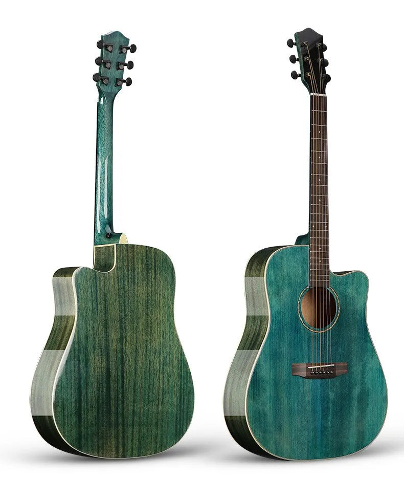 Hot Sale Veneer Guitar 41 Acoustic Guitar Spruce All Veneer Solid Guitar