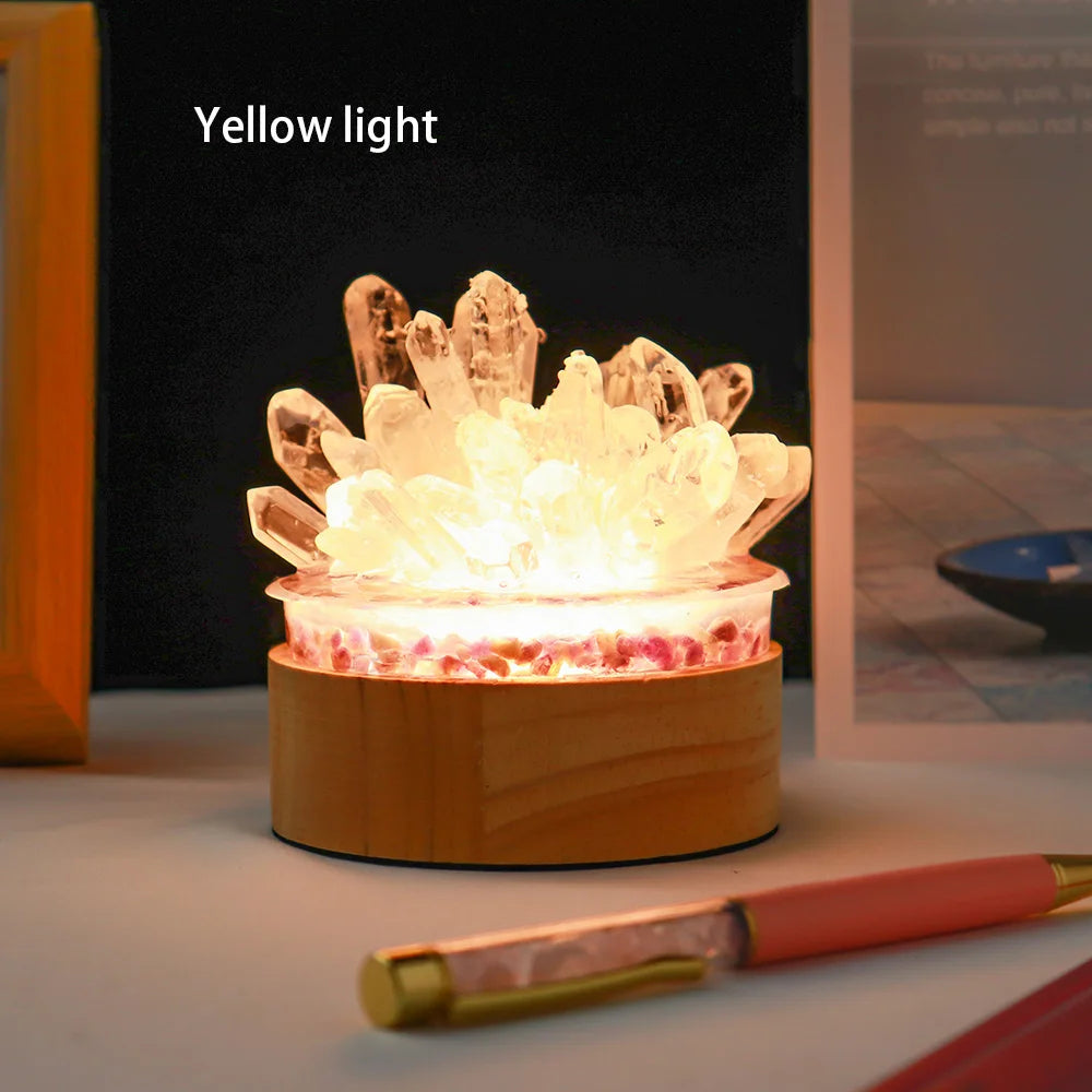 Wholesale Rough Crystals Quartz Stone clear Quartz Crystal Cluster Crystal Lamp