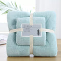 Customized Two-piece Beach Microfiber Towels Bath Coral Fleece Luxury Soft Gift Hotel SPA Face Cloth Shower Bath Towel Set