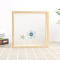 Wholesale Custom Wood Double Sided Glass Picture Frame Plant Specimen Photo Frame for Home Decor