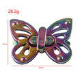 Fashion Metal Handbag Purse Locks Decorative Bag Butterfly Turn Twist Lock