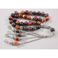 Natural Quartz 10mm 33 Pcs Tasbih Islamic Prayer Beads Natural Stone Muslim Rosary Luxury Tasbih Beaded Bracelets