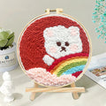 Poke Embroidery Wool DIY Handmade Material Wrapping Digital Printing Decoction Vibrato Refueling Duck Decompression Relaxation