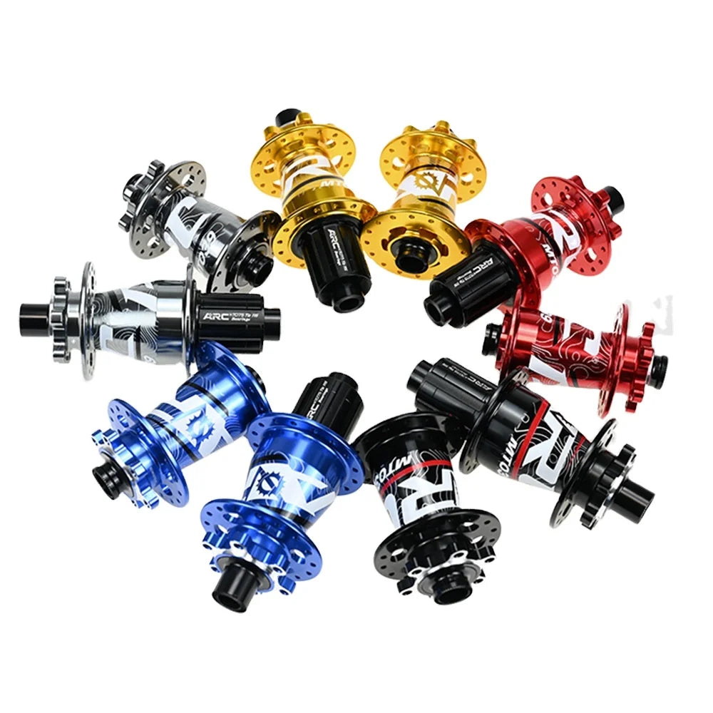 New Arrival ARC Manufacture 6 Claws MTB Bike Hub 9/15*100 10*135/12*142 8 Colors Bike Wheel Hub sealed Bearing Bicycle Hub
