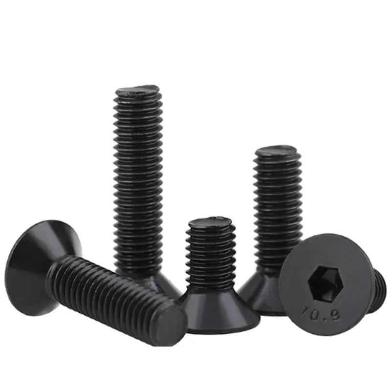 1/8 5/32 3/16 1/4 5/16 3/8 4-40 6-32 8-32 10-32 Hexagon Socket Flat Countersunk Head Screw Carbon Steel Hex Socket Bolts Screw