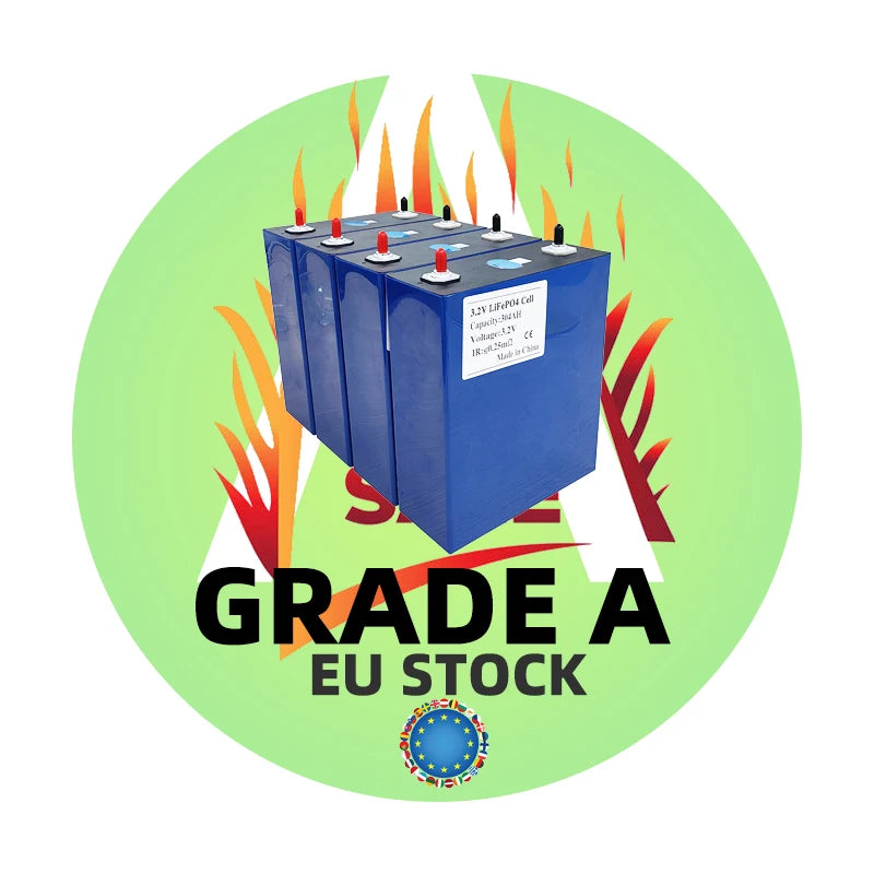 EU Stock EV MB31 MB30 10000Cycles Lifepo4 280 Prismatic Solar Lithium Ion Batteries Cell 3.2V  Battery Energy Storage Battery