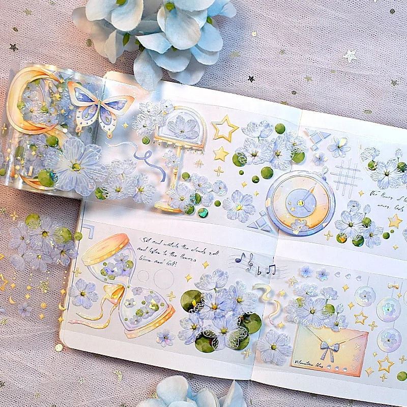 Custom Scrapbook Art Supply Journaling Foil Clear PET Tape Manufacturer