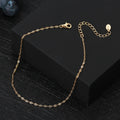 RINNTIN SA24 Fine Jewelry 925 Sterling Silver Ankle Bracelet for Women 14K Gold Ancle Chain Wholesale 1.3mm Mariner Link Anklets